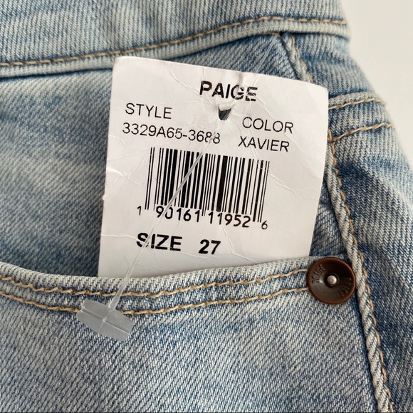 PAIGE light wash denim skirt SIZE 27 - Picture 6 of 8
